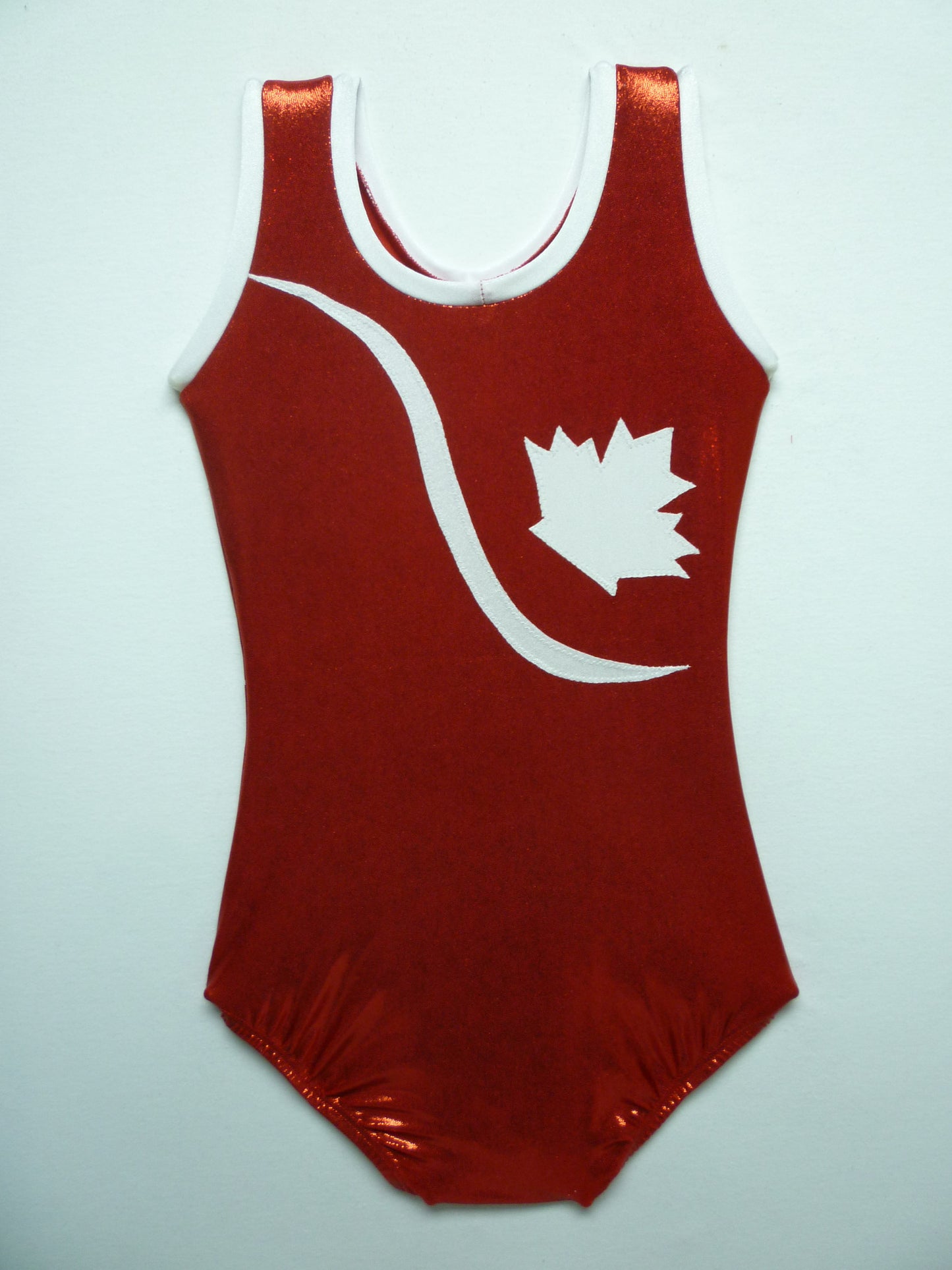 Canada 2 Red Mystique Tank Bodysuit- Sale