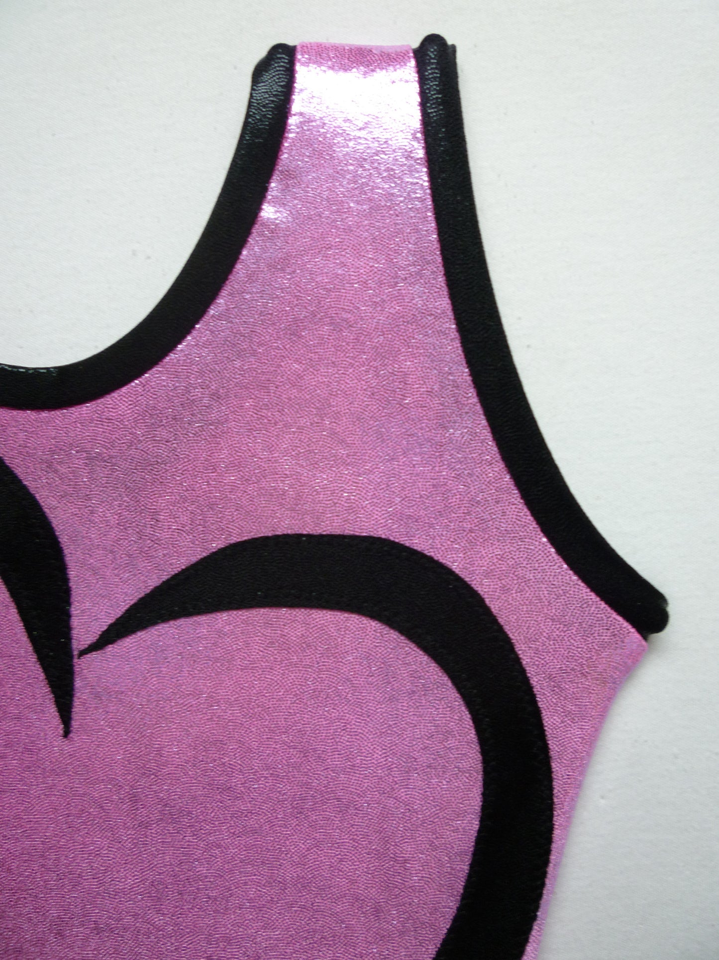Heart - Open Light Pink Mystique Tank Bodysuit