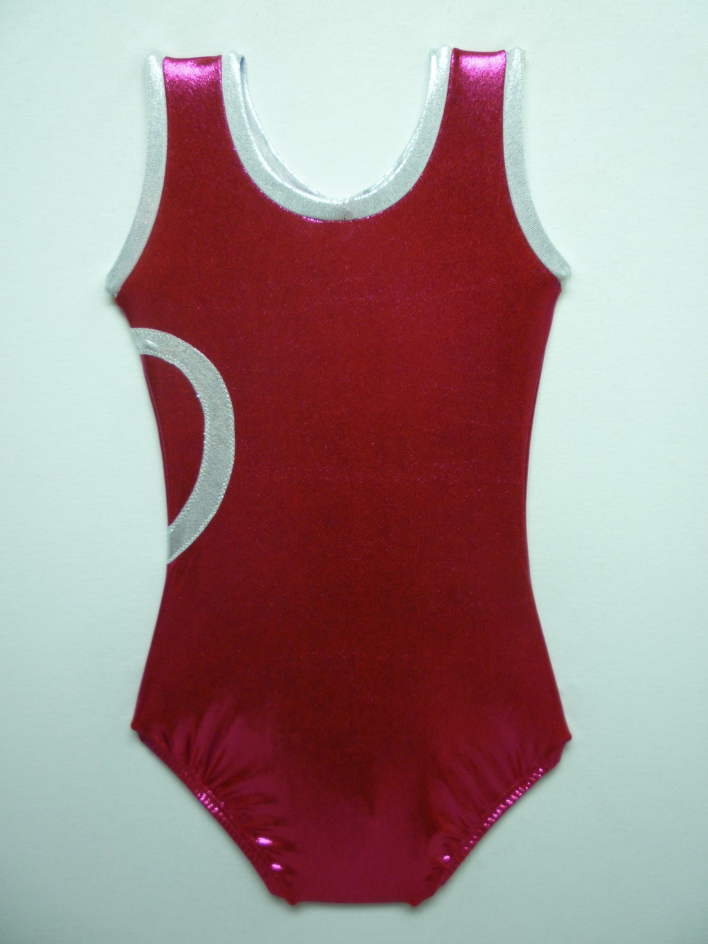Heart - Open Wrap Berry Volcano Mystique Tank Bodysuit