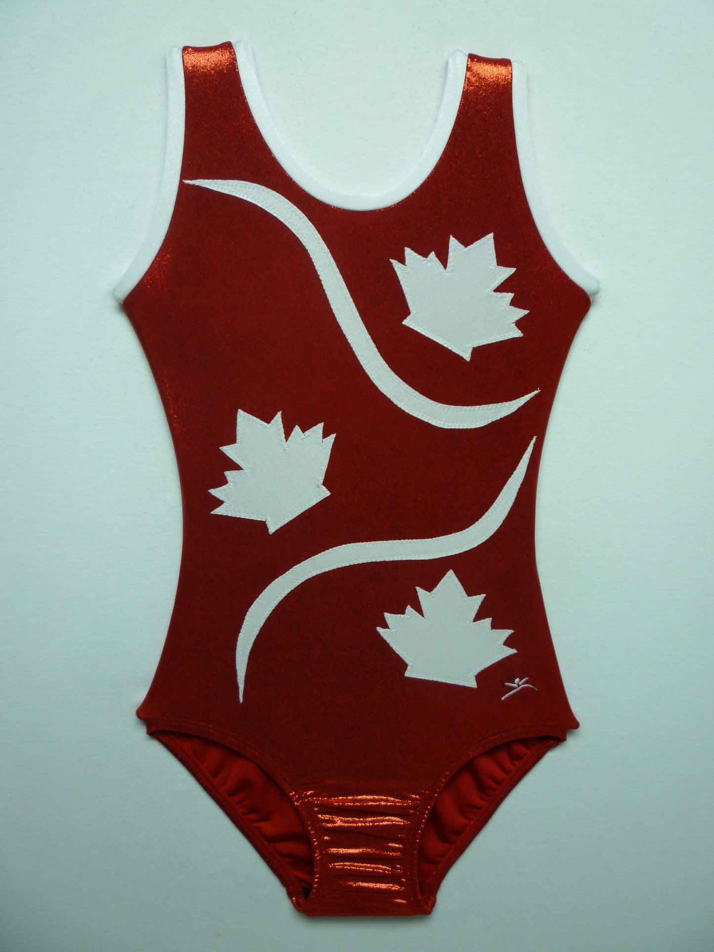 Canada 7 Red Mystique Tank Bodysuit