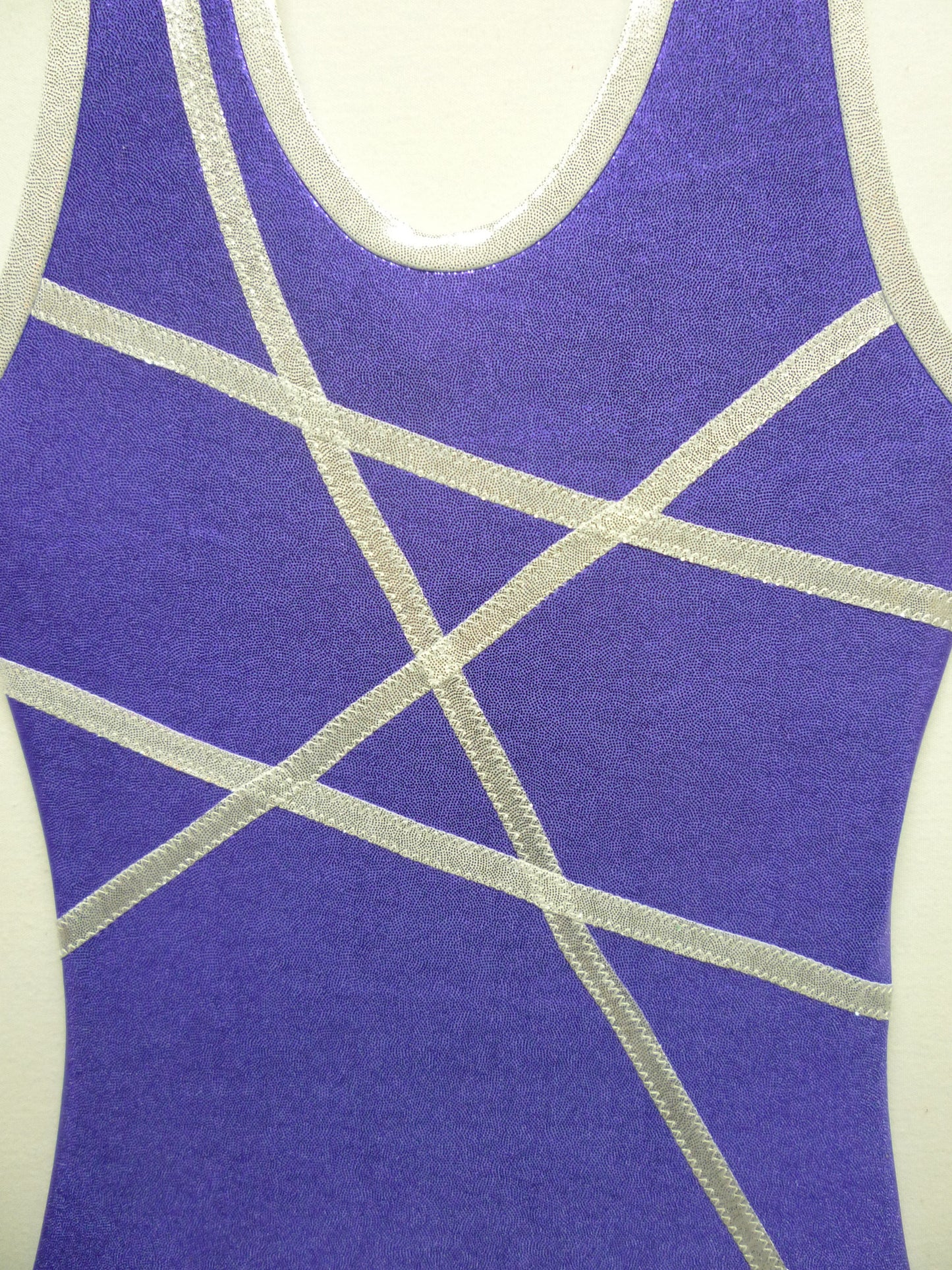 Lines Lavender Purple Mystique Tank Bodysuit