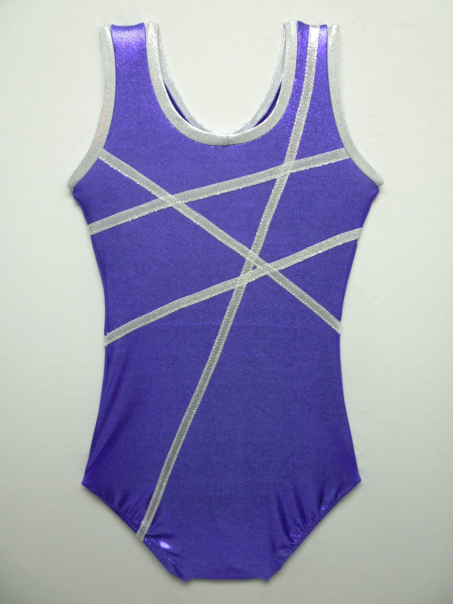 Lines Lavender Purple Mystique Tank Bodysuit