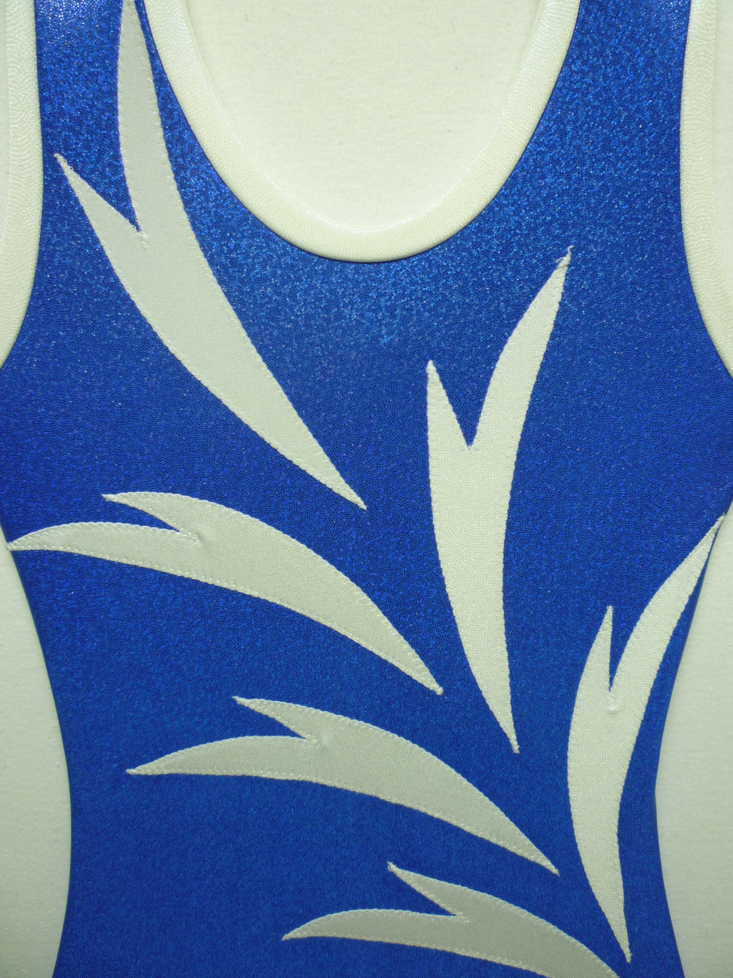 Frost 6 Royal Blue Metallic Tank Bodysuit