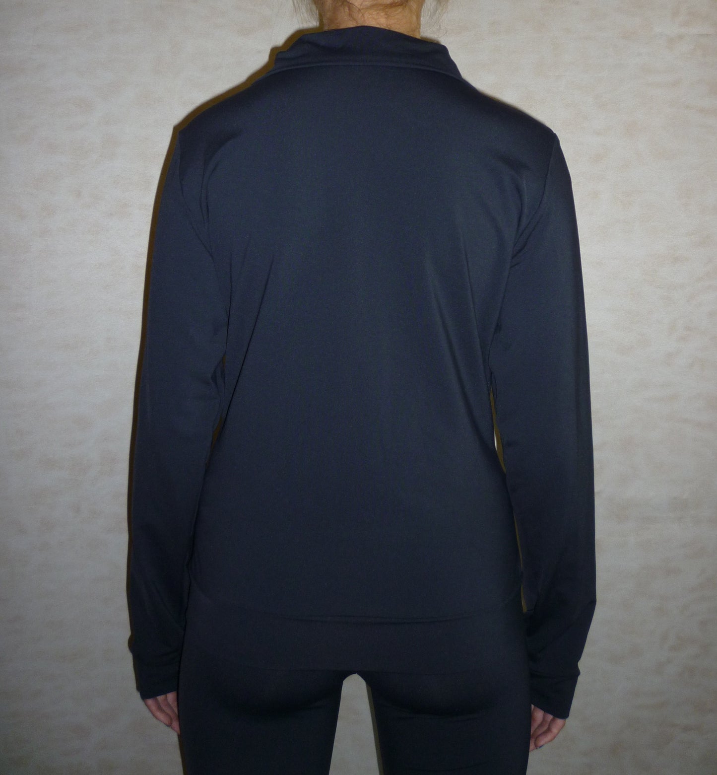 Yoga Zip-Up Jacket in Black Shea