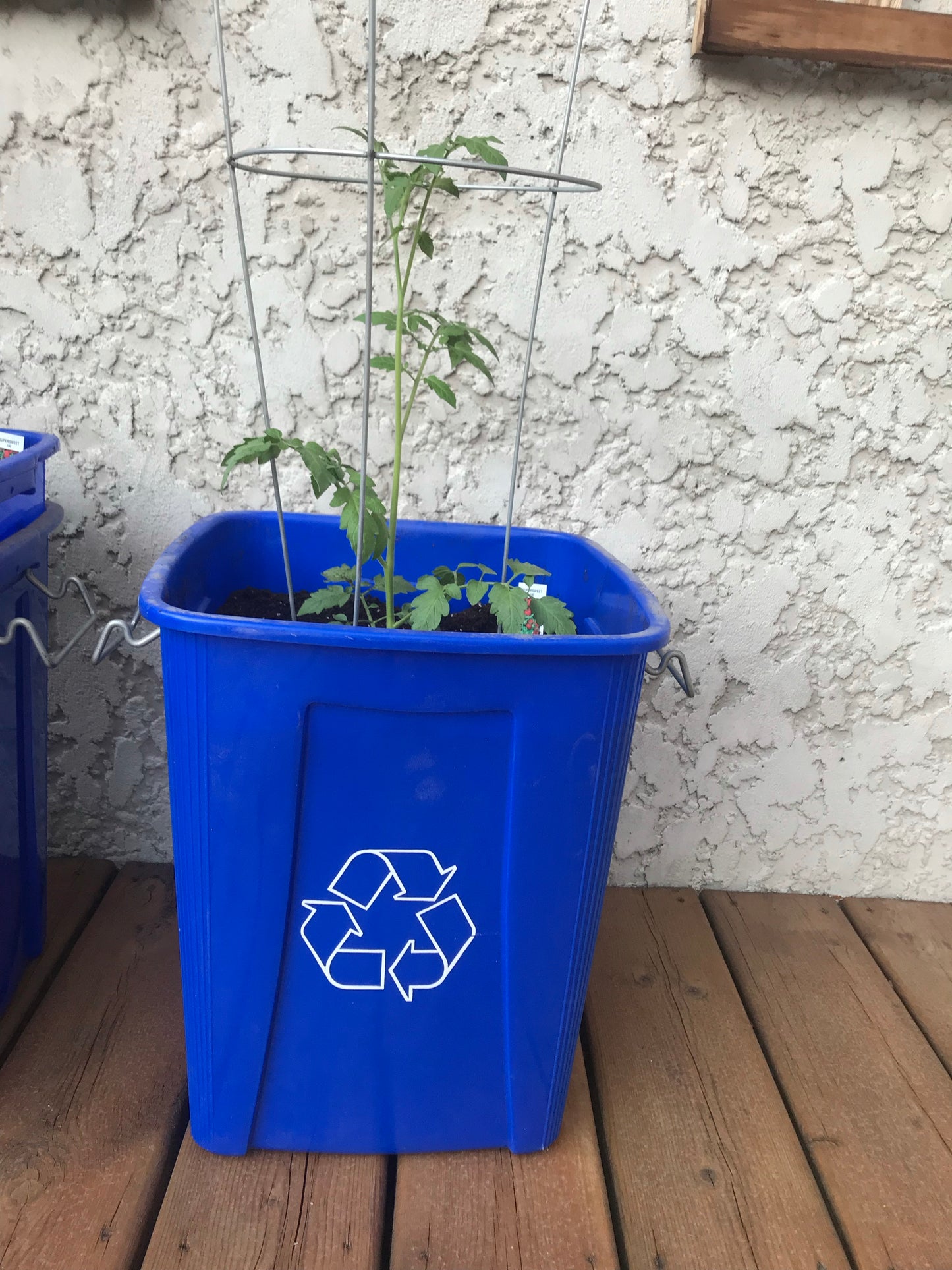 7 Gallon Diaper pail / Recycling Bin / container garden pail with lid