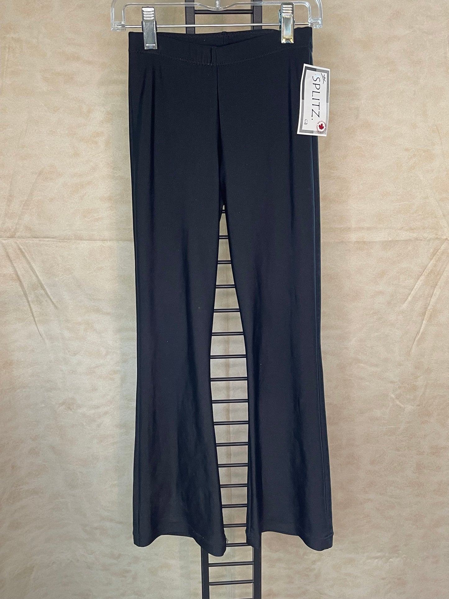Dance Pant- Black Nylon / Lycra