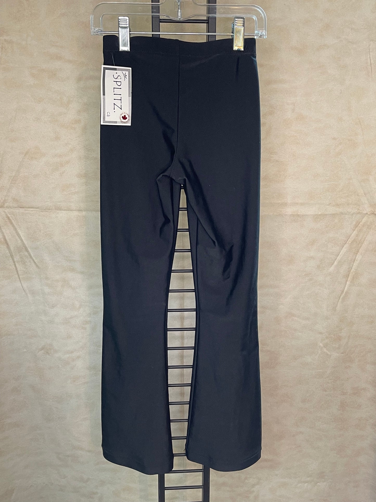Dance Pant- Black Nylon / Lycra