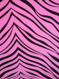 Open Back - Zebra Pink Tank Bodysuit