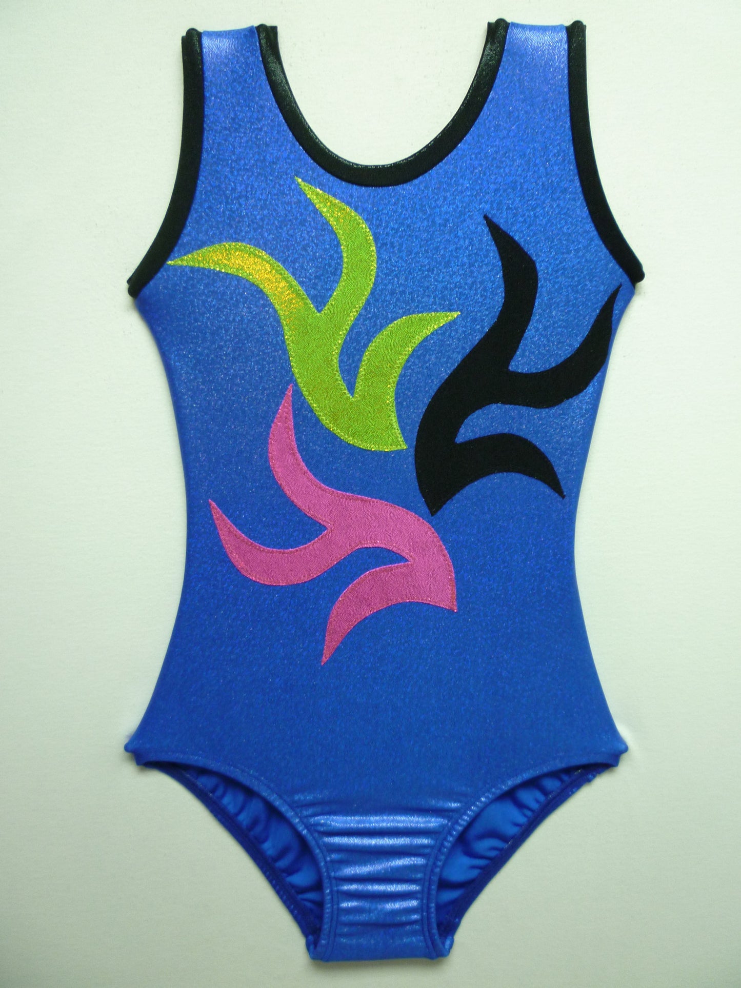 Triple B Vine Royal Blue Micro-Dot Tank Bodysuit