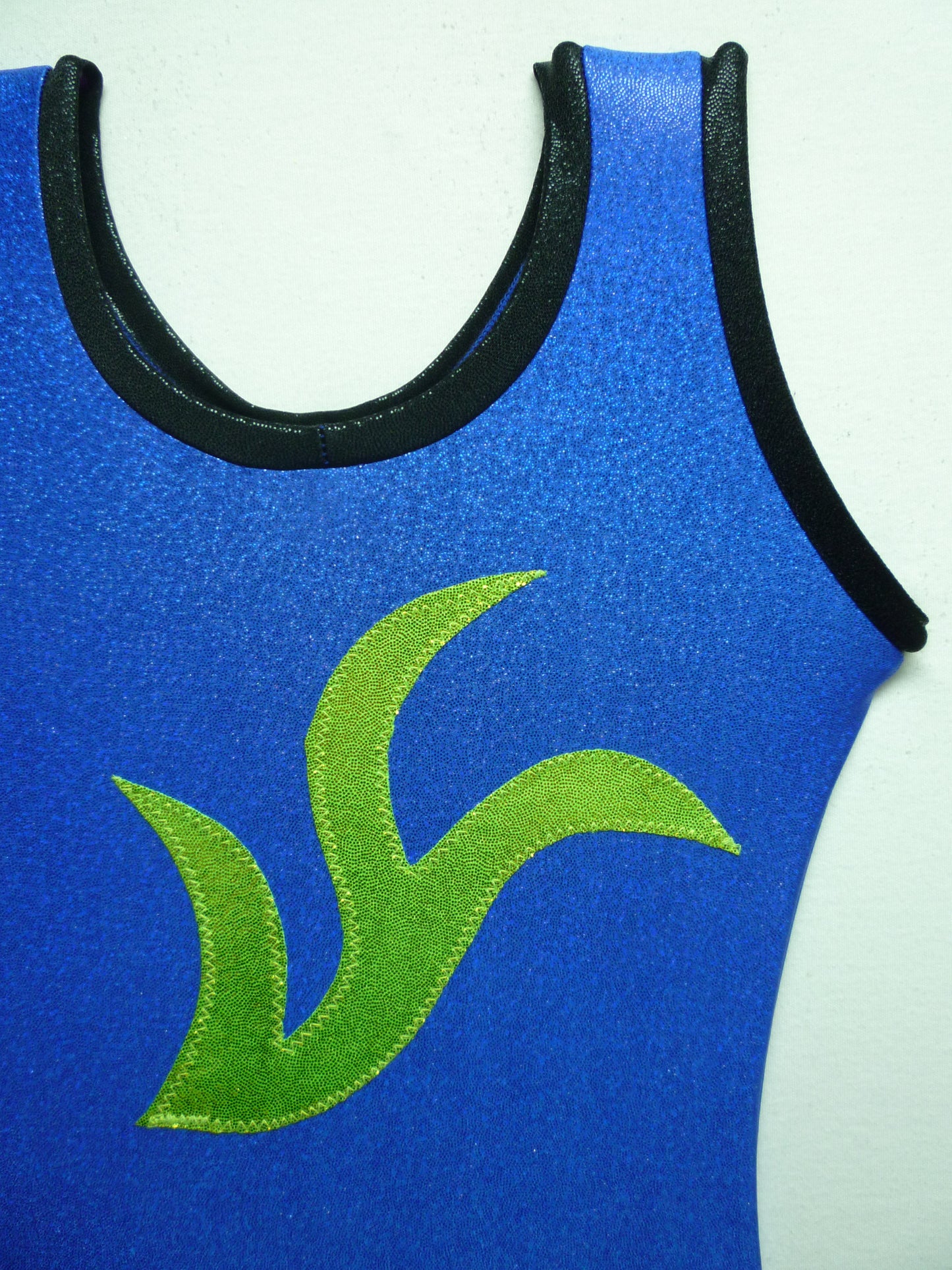 Triple B Vine Royal Blue Micro-Dot Tank Bodysuit