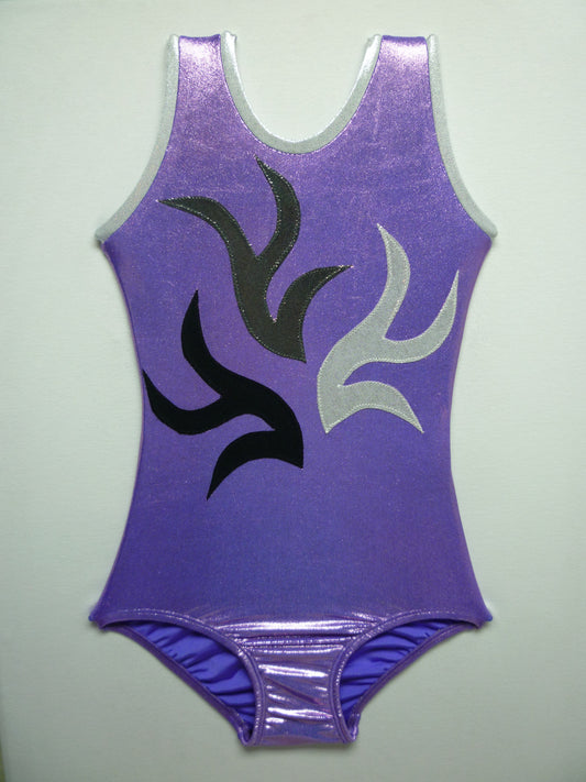 Triple B Vine Lilac Mystique Tank Bodysuit