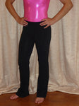 Dance Pant- Black Cotton / Lycra