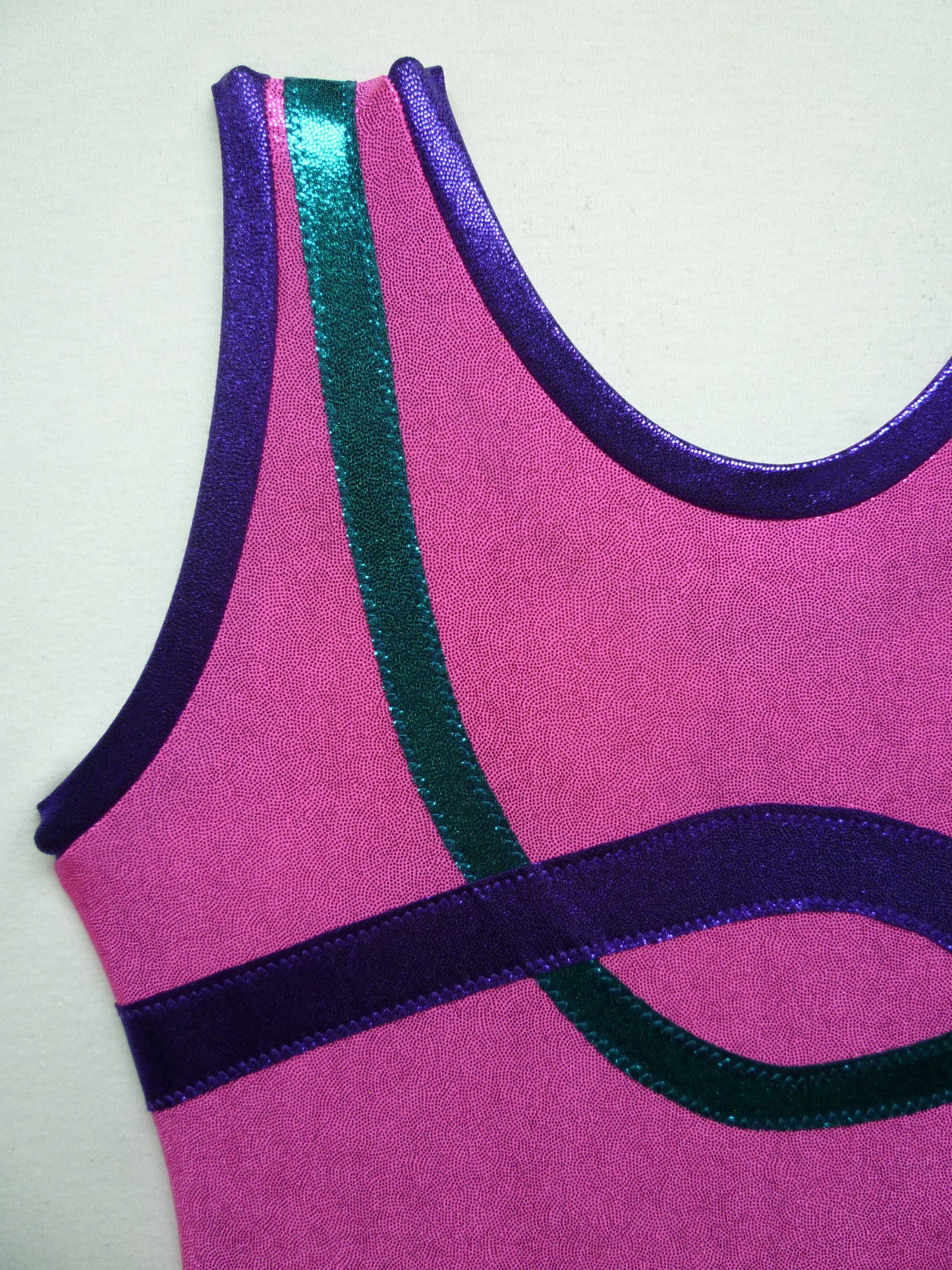 Morden 2  Fushia Mystique Tank Bodysuit