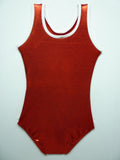 Heart- Open Red Mystique Tank Bodysuit