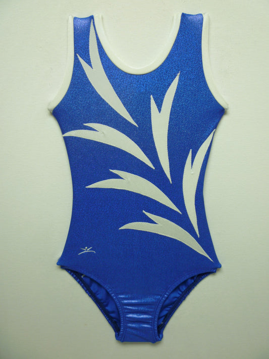 Frost 6 Royal Blue Metallic Tank Bodysuit