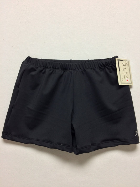 Men's/Boys Gymnastics Shorts- BLACK