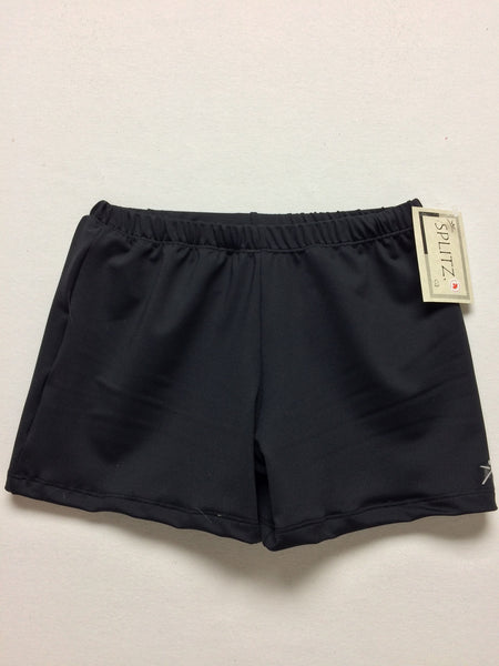 Men's/Boys Gymnastics Shorts- BLACK