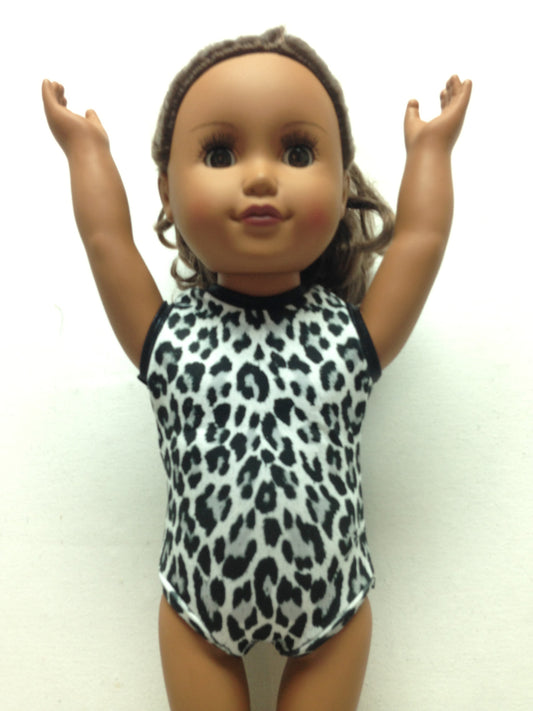 Doll Bodysuit - Snow Leopard