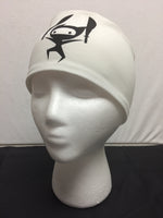 Headband- Ski, Bike, Run Kitty Ninja White